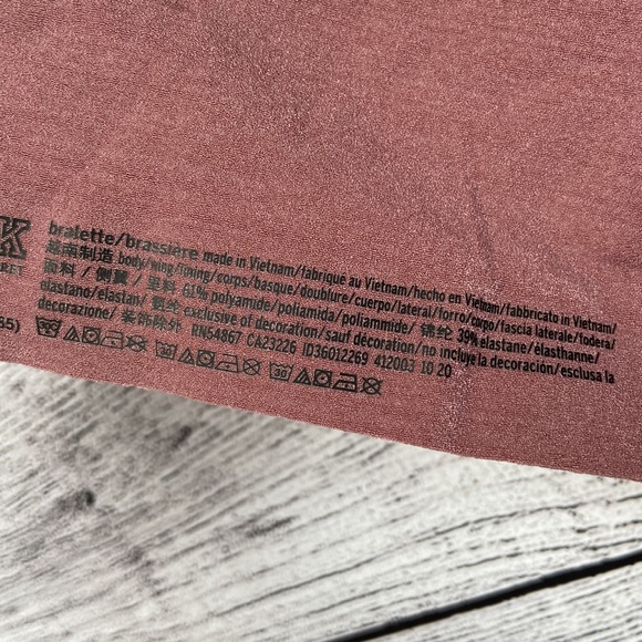 PINK Victoria’s Secret mauve pink seamless unlined bralette size large - Picture 11 of 11